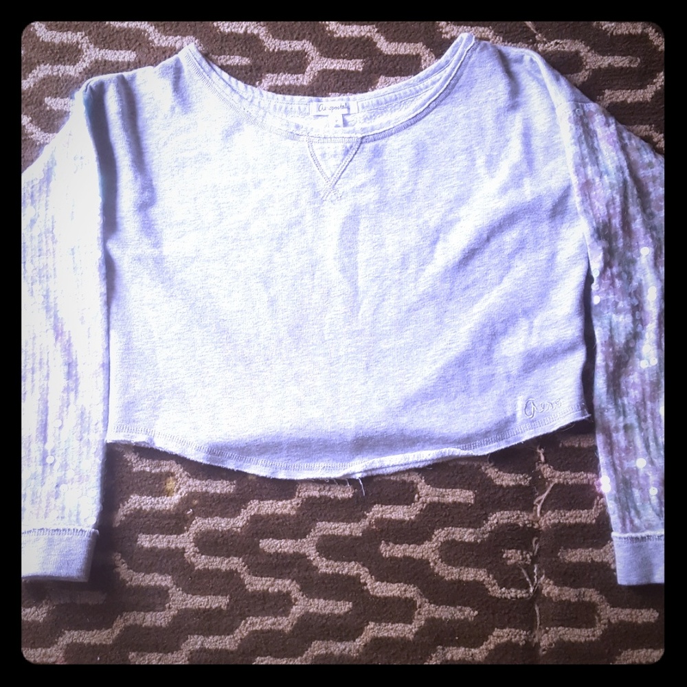 Aero Crop Top Sweater